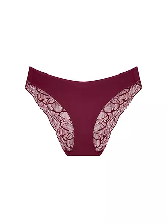 TRIUMPH | Slip BODY MAKE-UP ILLUSION LACE gris pigeon | dunkelrot